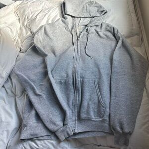 Hanes Gray Women's Zip Up Jacket